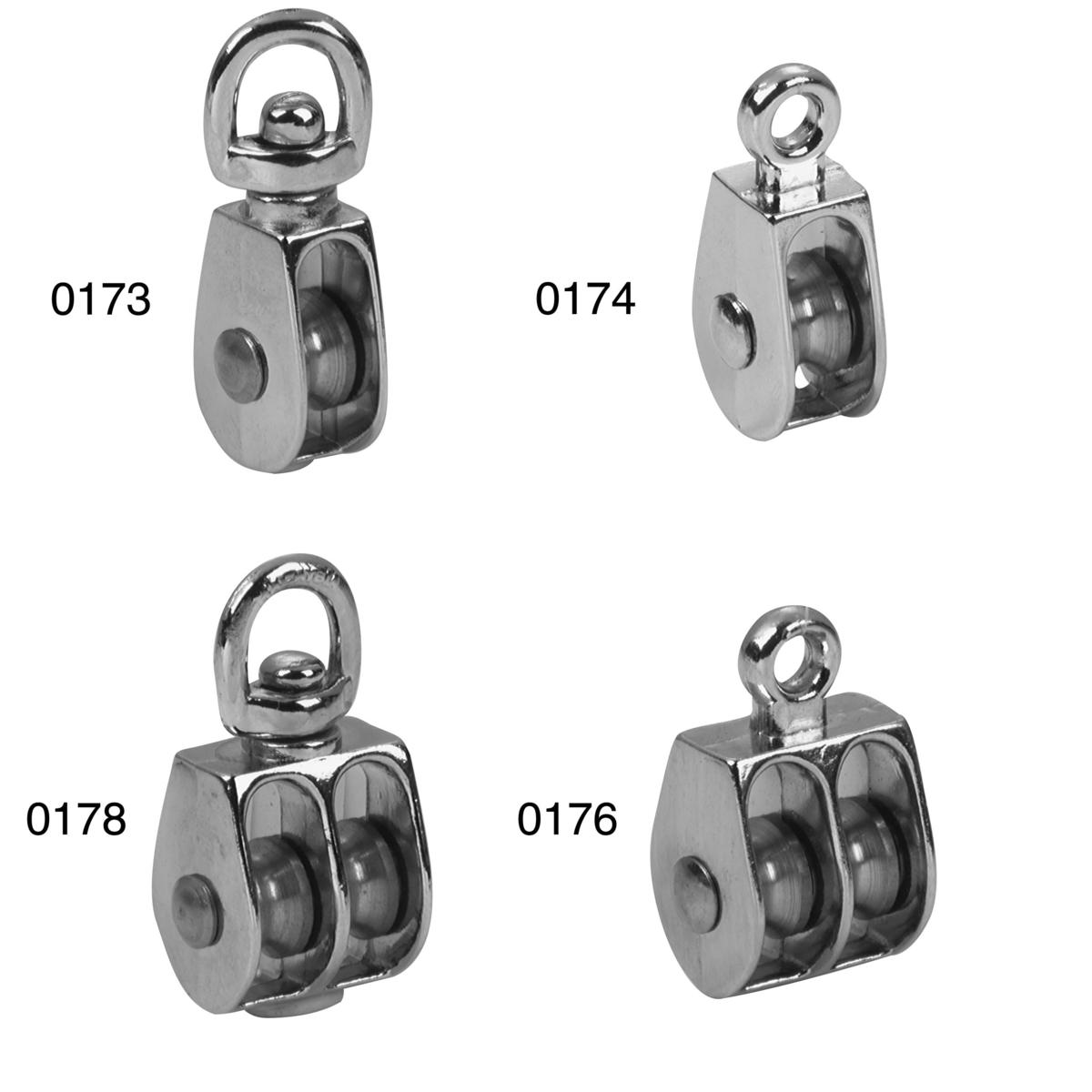 PULLEY,SGL,SWL,NI,0173,1/2",TAGGED