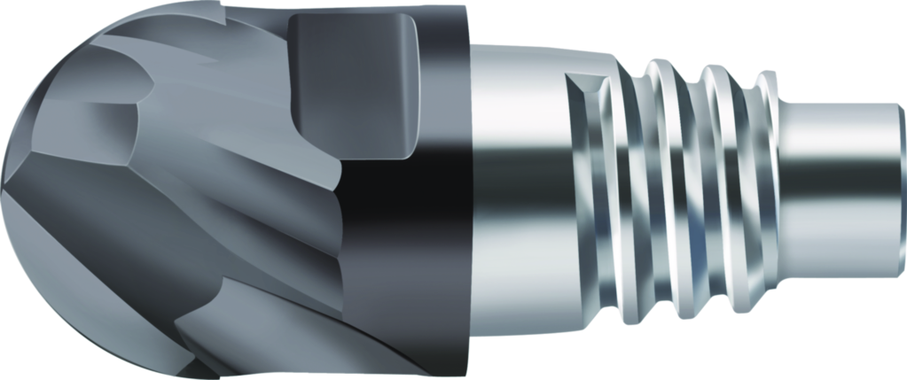 Solid carbide ball-nose copy milling cutters