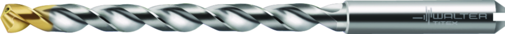 Solid carbide drills with coolant-through