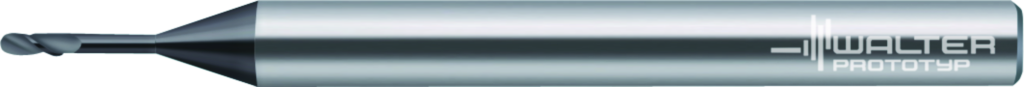 Solid carbide mini ball-nose copy milling cutters