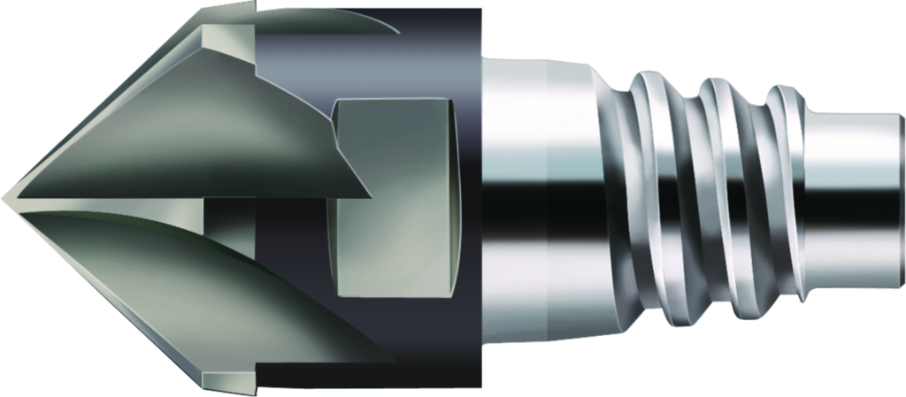 Solid carbide chamfer milling cutter 90°
