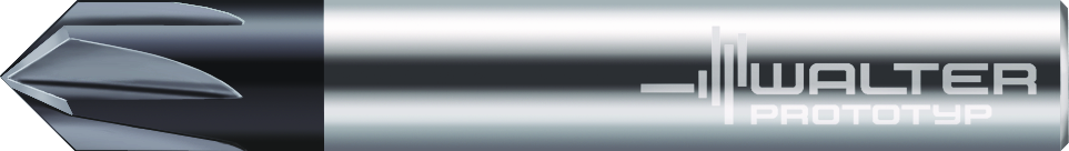 Solid carbide chamfer milling cutter 90°